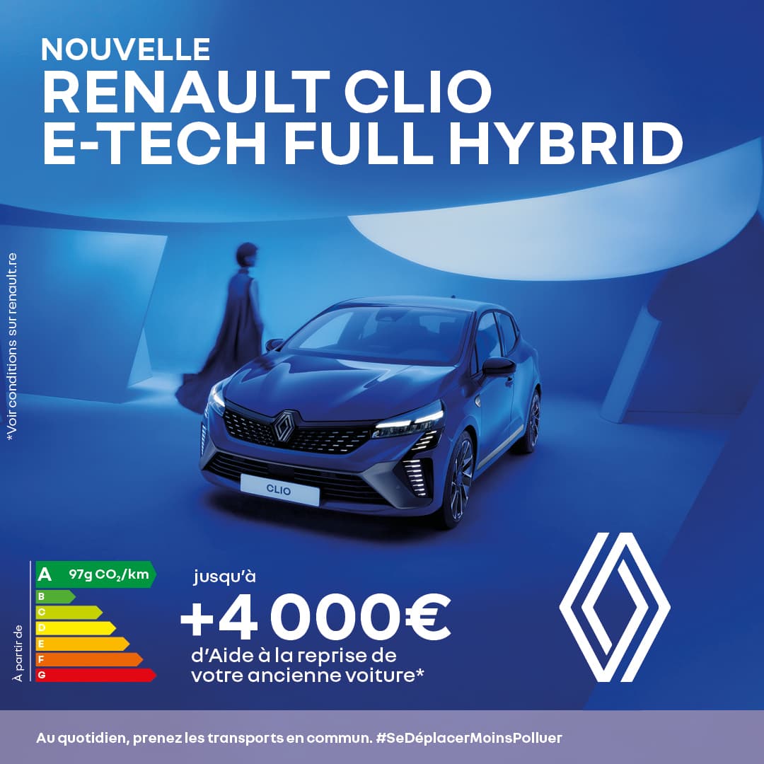 Renault Clio - offre avril