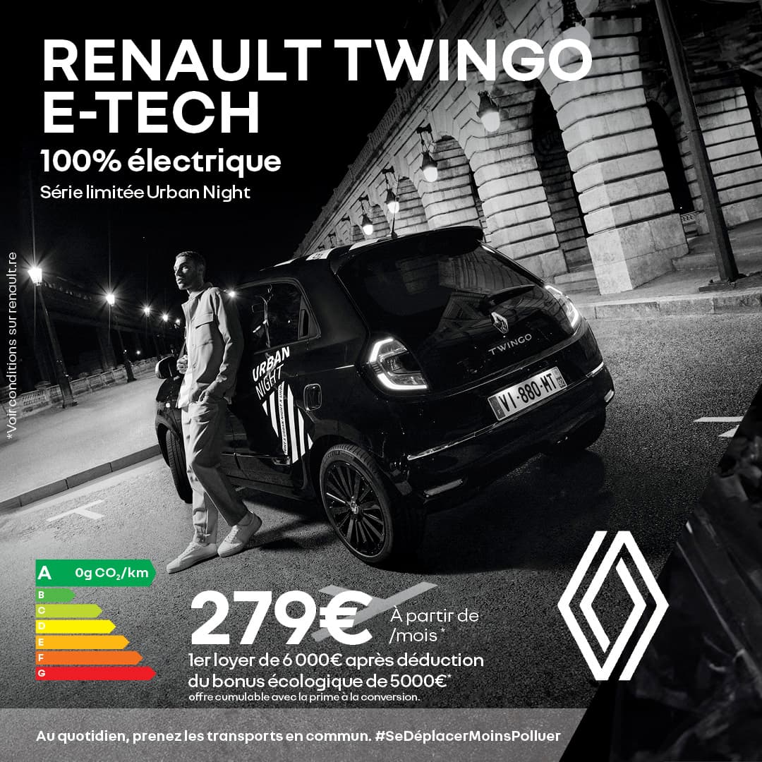 Renault Twingo E Tech- offre de mai