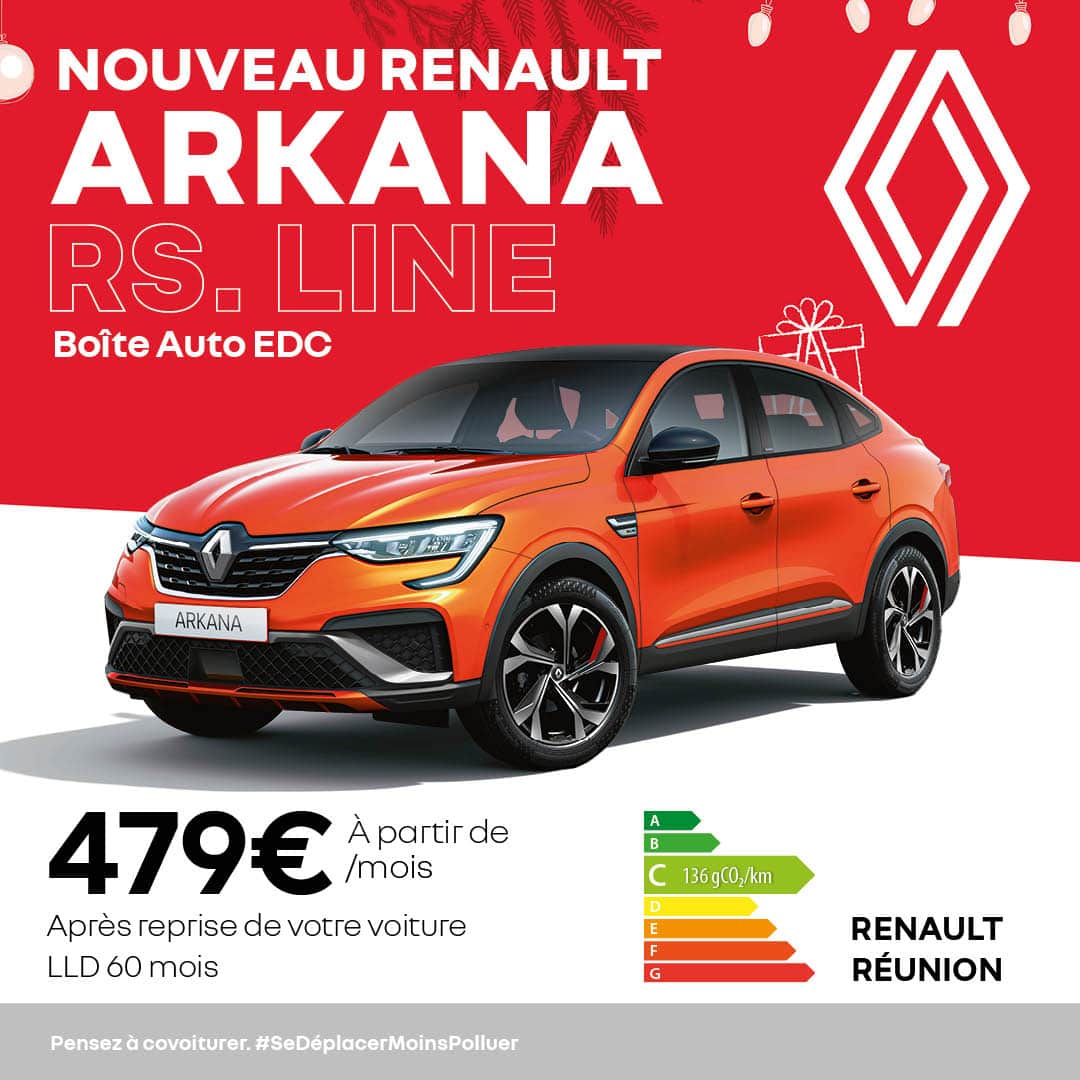 Renault Arkana - RS Line - Boite Auto - Offres decembre