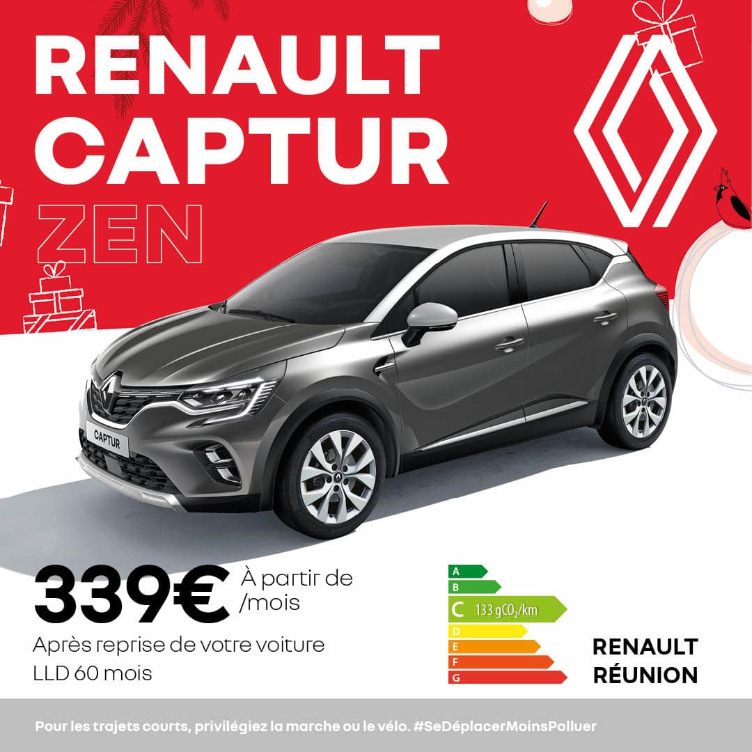 Renault Captur Zen - Offres decembre