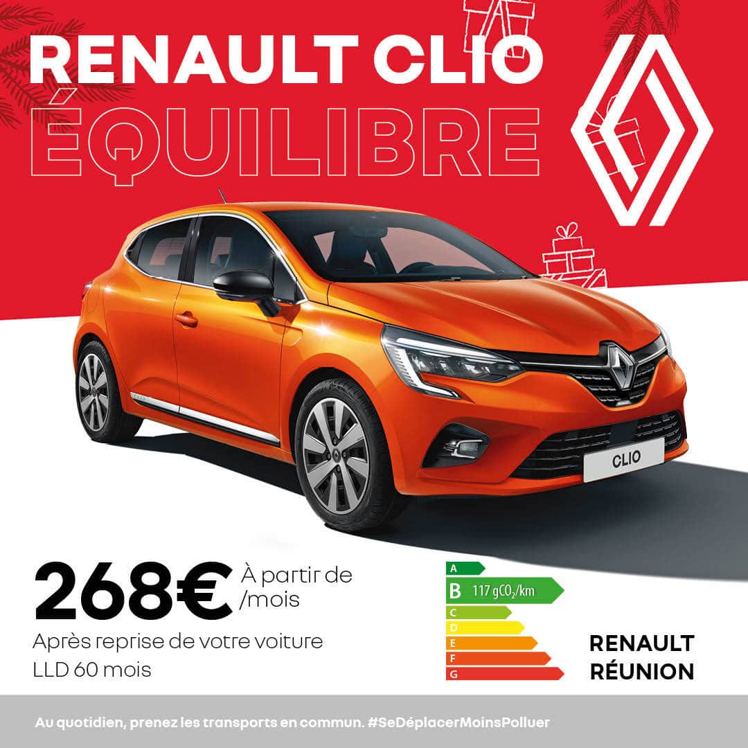 Renault - Clio Equilibre - Offres decembre