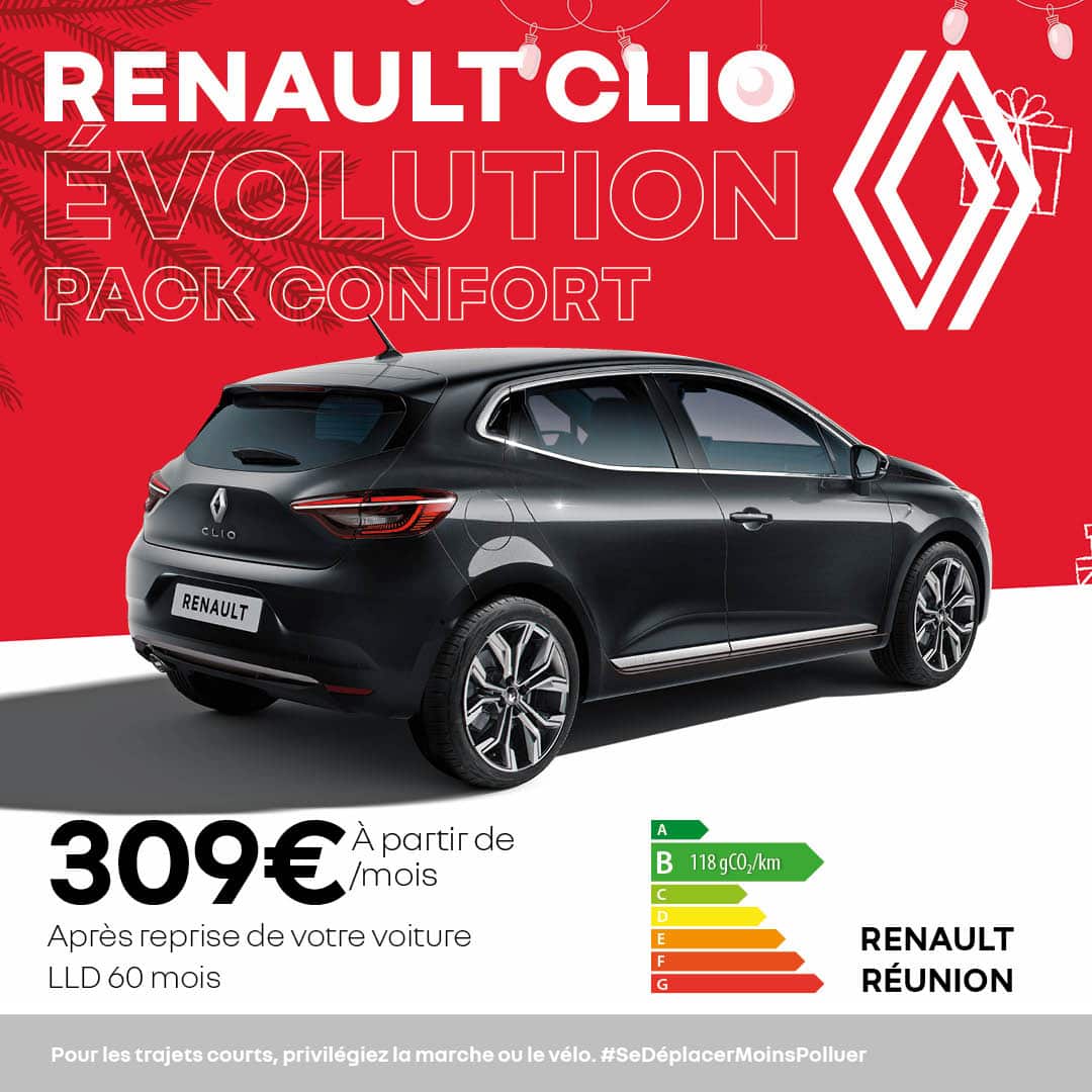 Renault Clio Evolution - Pack confort - Offres decembre